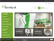 Tablet Screenshot of indarceky.sk